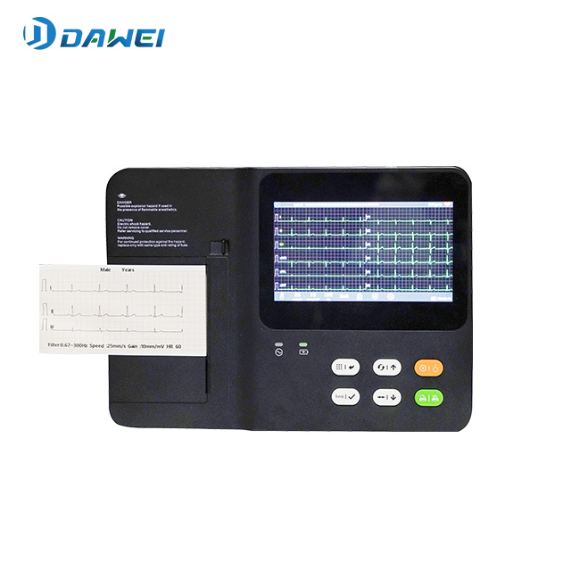 3 ሰርጥ ECG ማሽን
