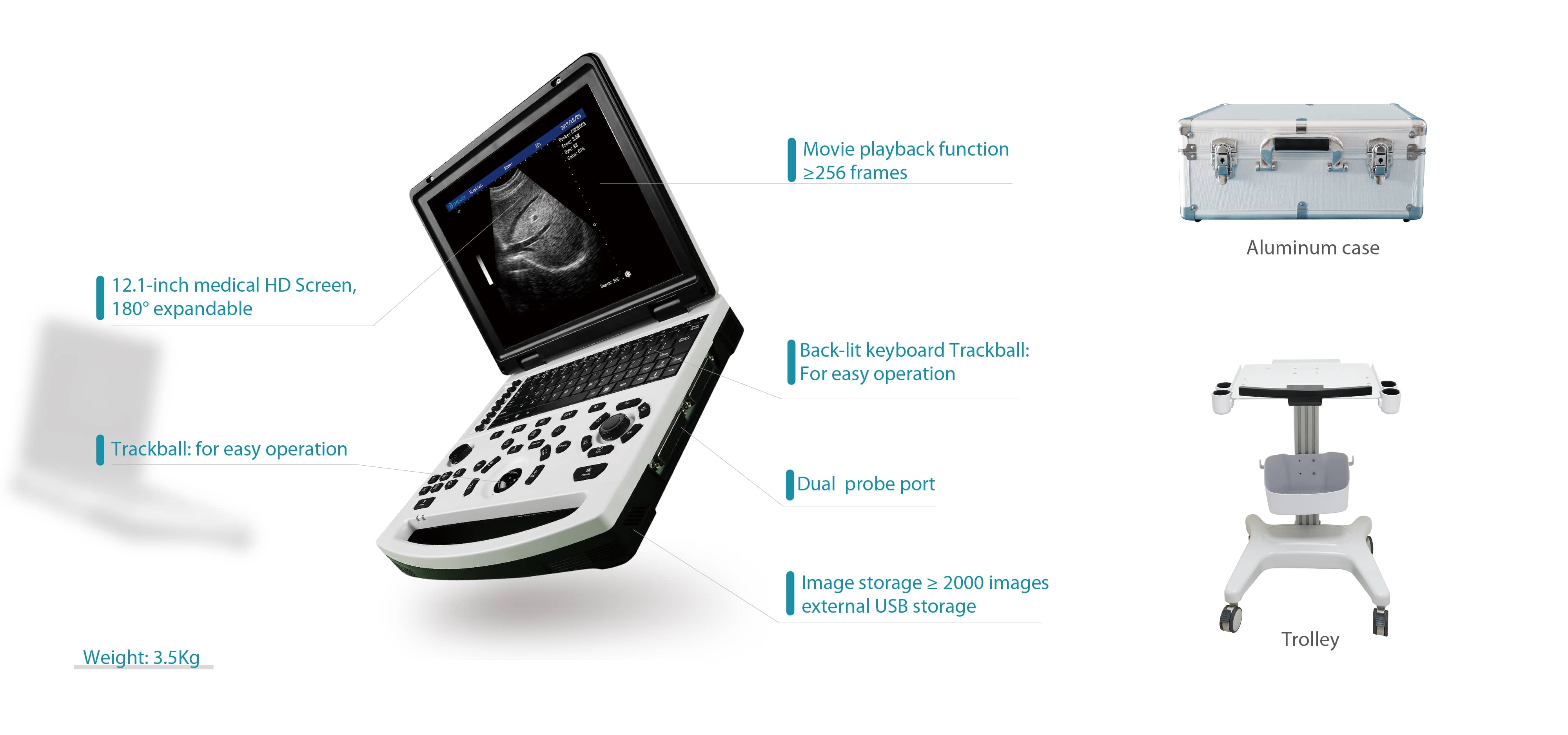آلة الموجات فوق الصوتية pocus