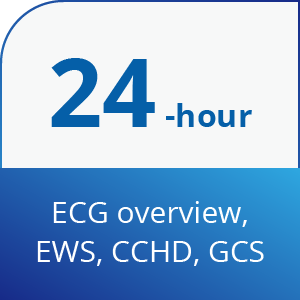 Descripción general de ECG, EWS, CCHD, GCS